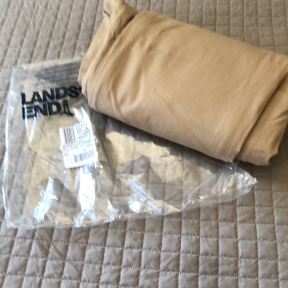 🆕 Land’s End Flannel Lined Tan Khakis - Picture 10 of 10